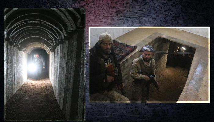 Uzunluğu kilometrelerce... PKK'nın Suriye'de kullandığı tüneller incelendi
