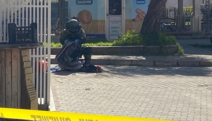 Bir film sahnesi olarak etkinlik: Bavulun sokakta durduğundan şüpheleniyorlardı! Bavul Fünee ile sokakta patladı ...