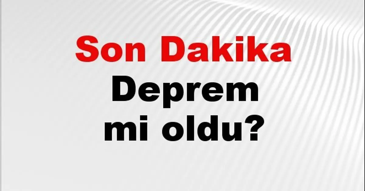 Son dakika Balıkesir'de deprem mi oldu? Az önce deprem Balıkesir'de nerede oldu? Balıkesir deprem Kandilli ve AFAD son depremler listesi 08 Kasım 2025