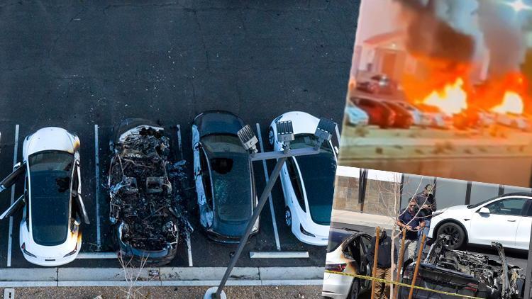 5 Tesla Las Vegas'ta ateşe verildi