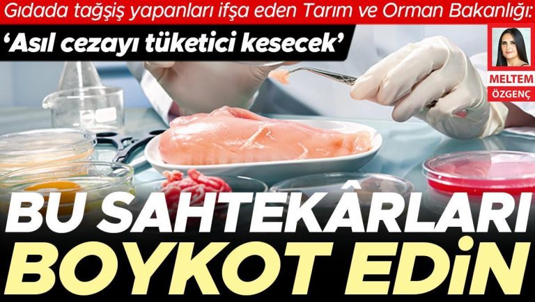 Gıdada tağşiş yapanları kınayan Tarım ve Orman Bakanlığı Politikaları: 'Asıl ceza tüketici olacak'