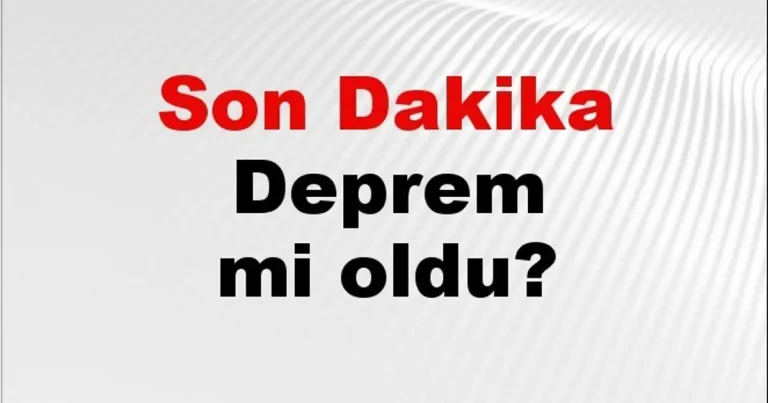 Son dakika Balıkesir’de deprem mi oldu? Az önce deprem Balıkesir’de nerede oldu? Balıkesir deprem Kandilli ve AFAD son depremler listesi 08 Kasım 2025