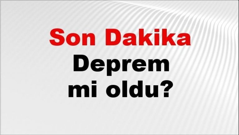 Balıkesir’de Deprem Alarmı: Son Gelişmeler ve Ayrıntılar!