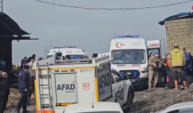 Zonguldak’taki Maden Ocağında Çökme Olayı