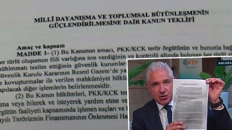 Terörle Mücadelede Yeni Dönem: Süreç Yasası Teklifi Resmen Hazırlandı